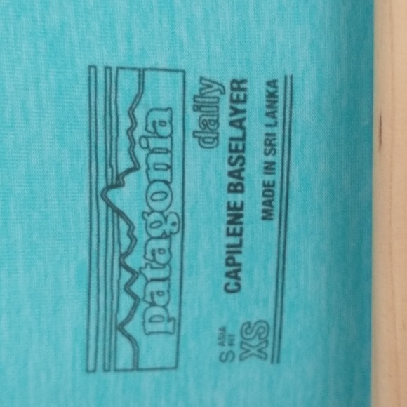 Patagonia Capilene Baselayer Daily Racerback Tank Top Size XS Blue Turquoise - Picture 6 of 6